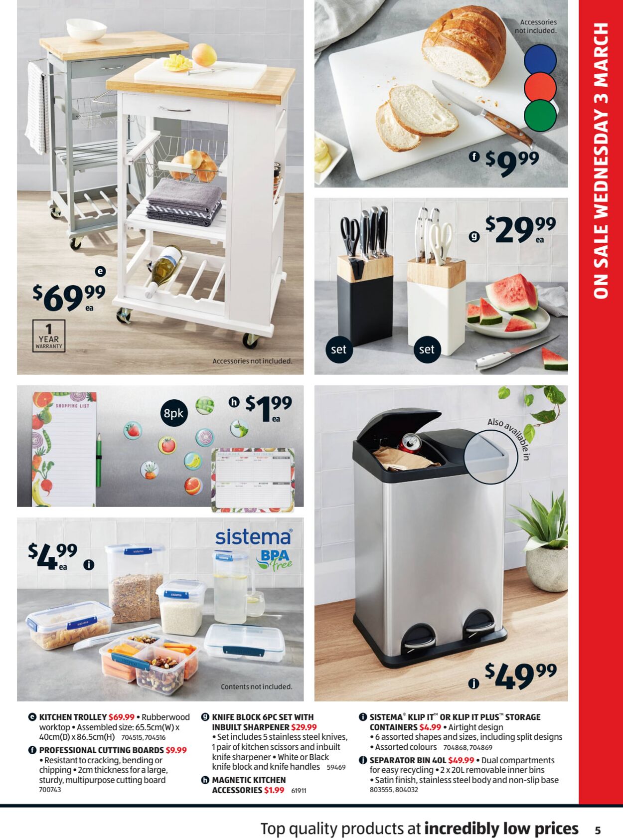 Catalogue Aldi 01.03.2021 - 05.03.2021