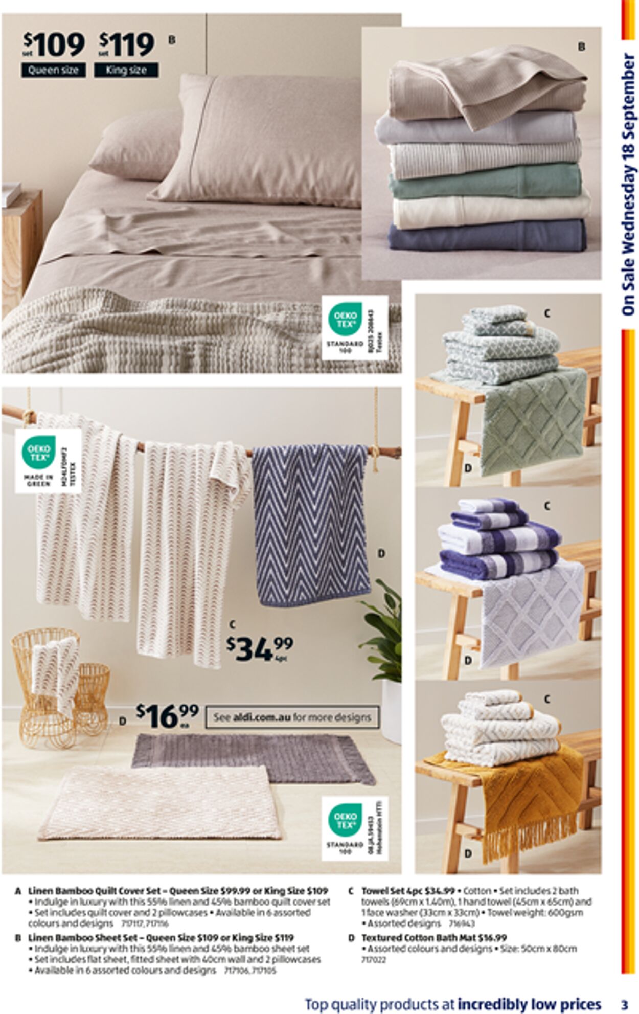 Catalogue Aldi 12.09.2024 - 01.10.2024