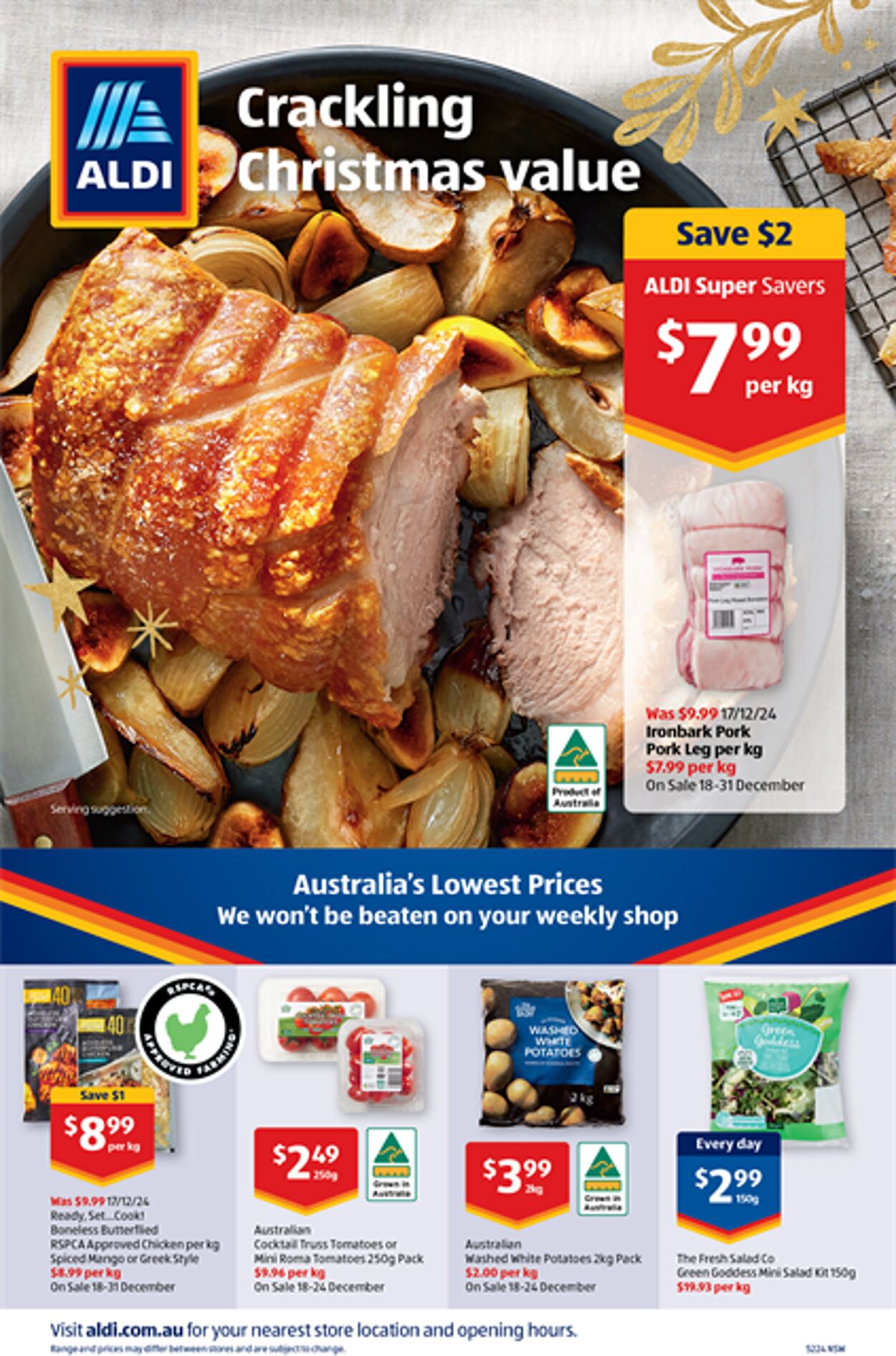 Catalogue Aldi 18.12.2024 - 01.01.2025