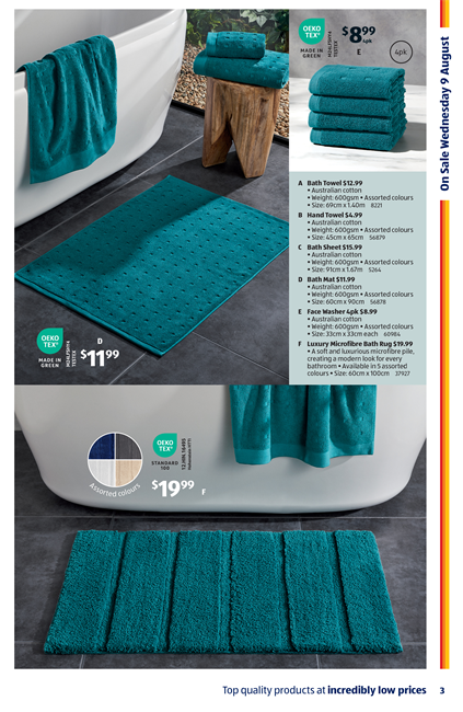 Catalogue Aldi 03.08.2023 - 09.08.2023