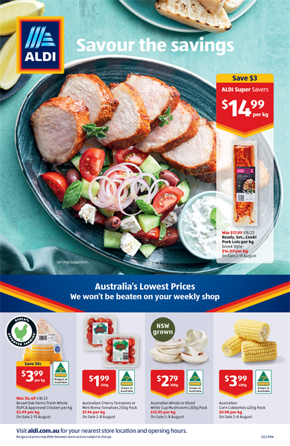 Catalogue Aldi 03.08.2023 - 09.08.2023