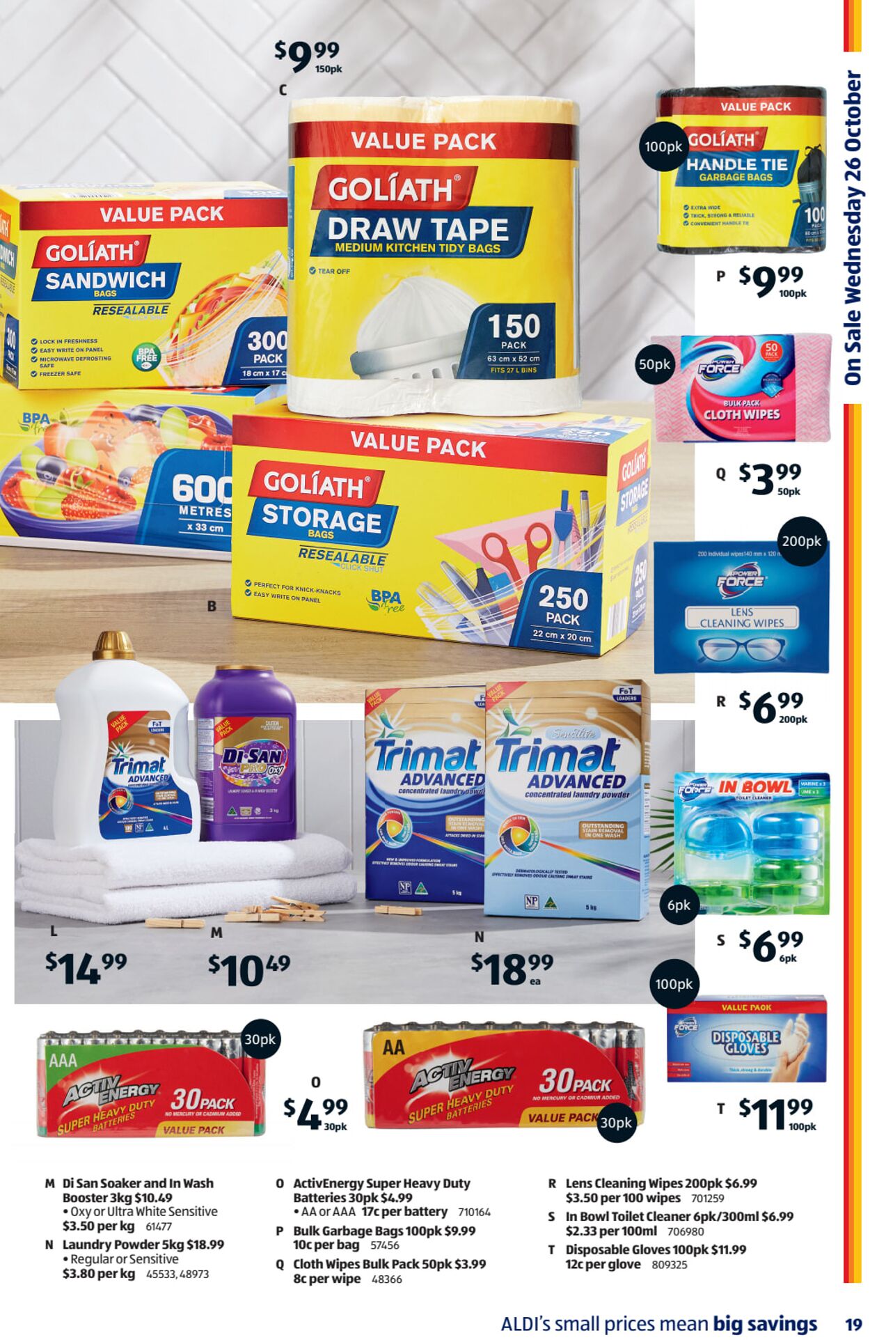 Catalogue Aldi 19.10.2022 - 01.11.2022