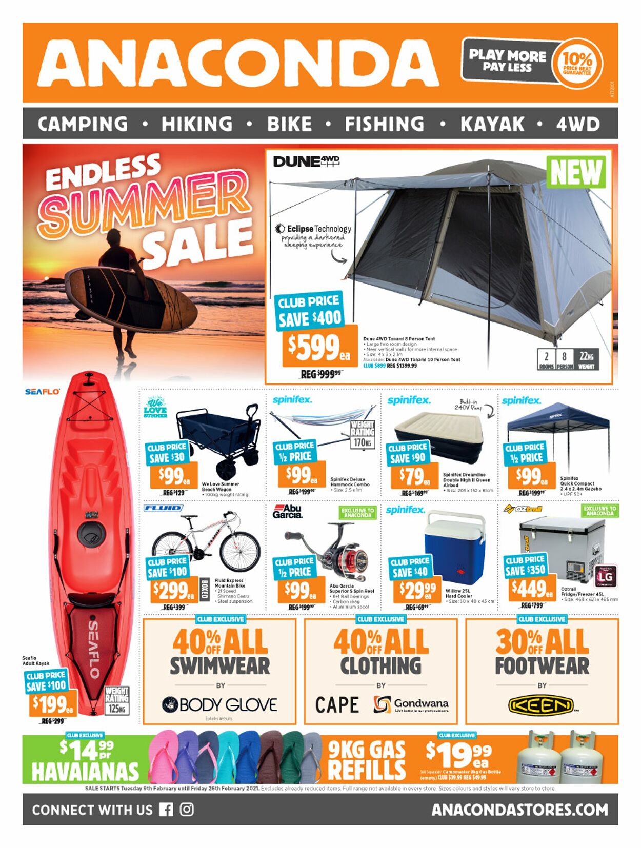 Catalogue Anaconda - Anaconda Catalogue - Shop Limited Time Special Offers! | Anaconda 9 Feb, 2021 - 26 Feb, 2021