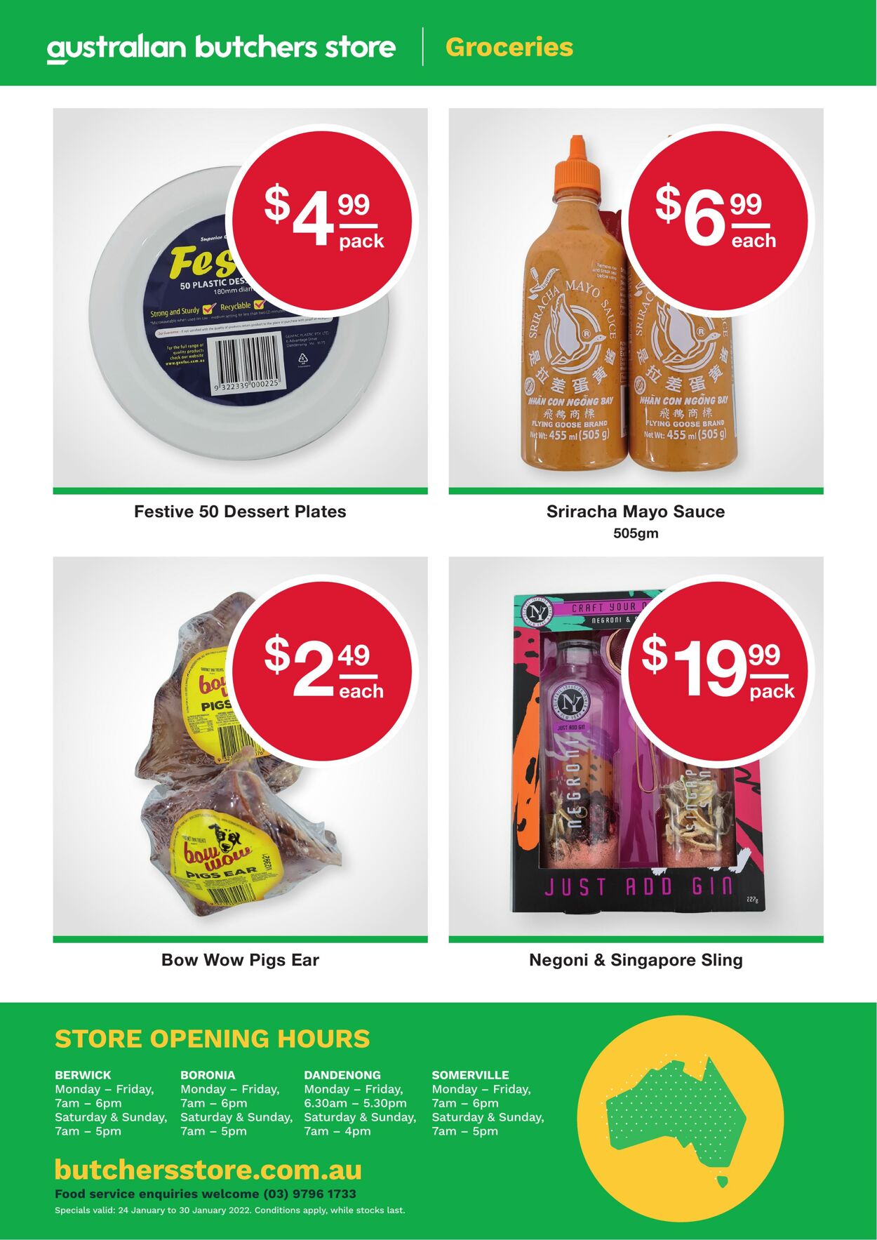 Catalogue Australian Butchers Store 24.01.2022 - 30.01.2022