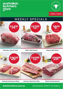Catalogue Australian Butchers Store 18.09.2023 - 01.10.2023