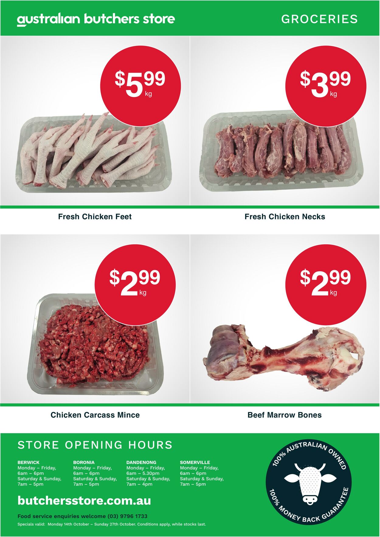 Catalogue Australian Butchers Store 14.10.2024 - 27.10.2024