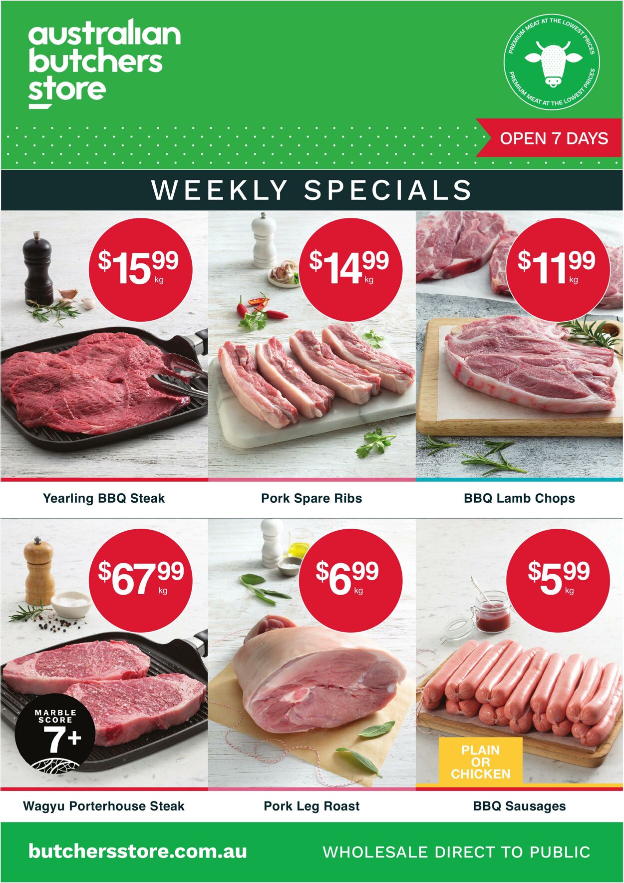 Australian Butchers Store Promotional catalogues