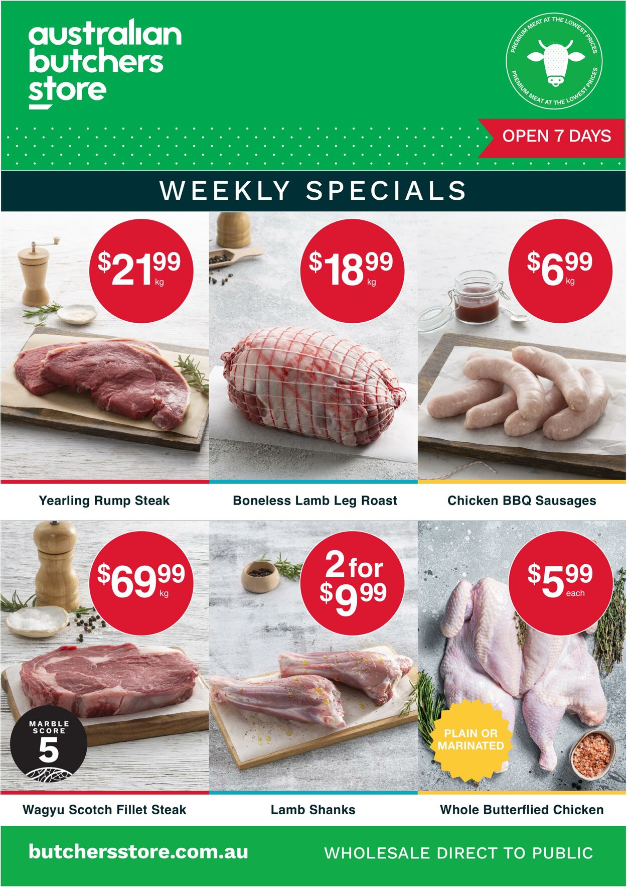 Australian Butchers Store Promotional catalogues