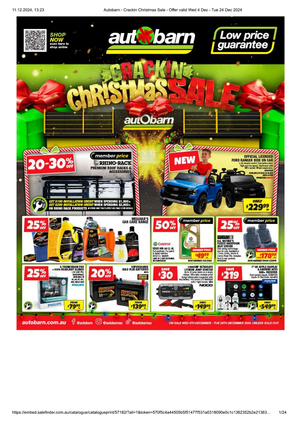 Catalogue Autobarn 11.12.2024 - 25.12.2024