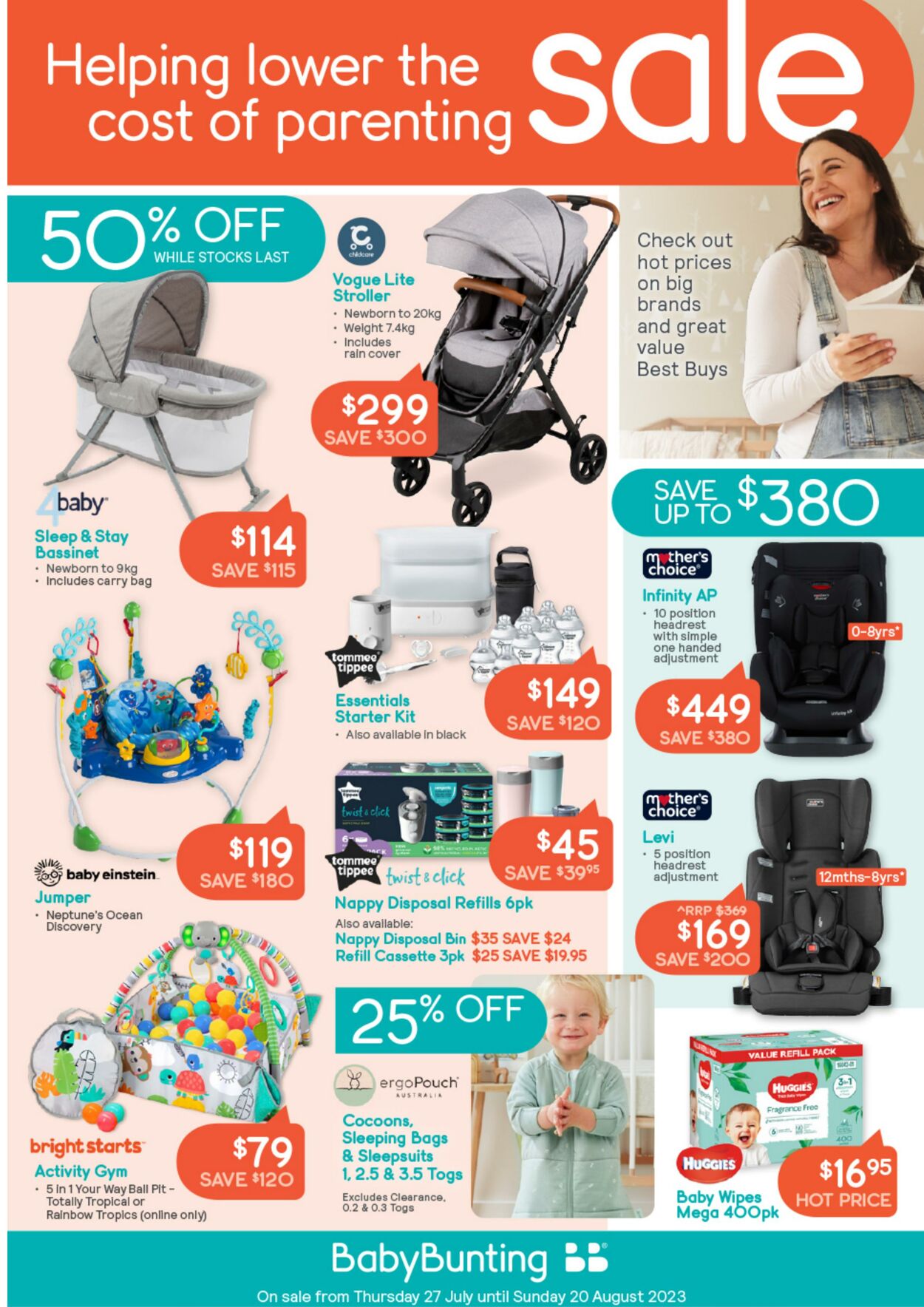 Catalogue Baby Bunting 27.07.2023 - 20.08.2023