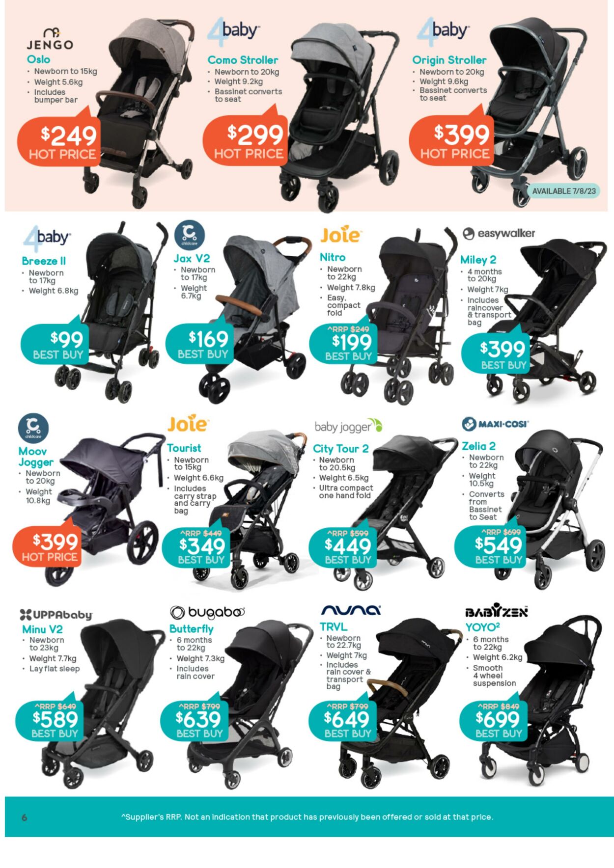Catalogue Baby Bunting 27.07.2023 - 20.08.2023