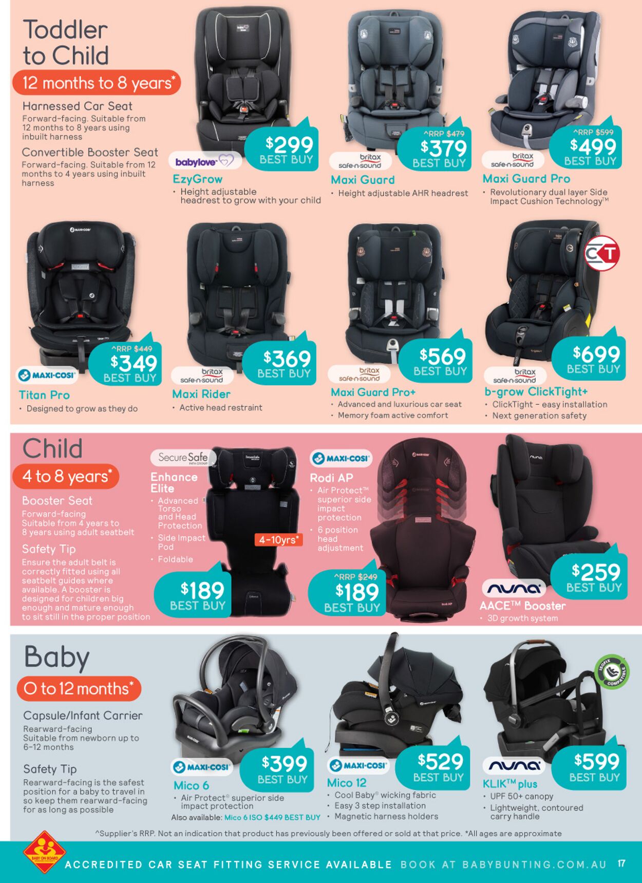 Catalogue Baby Bunting 09.11.2022 - 04.12.2022