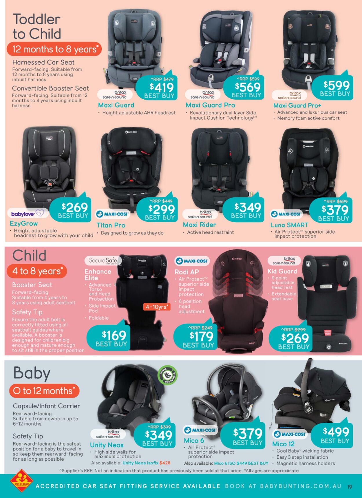 Catalogue Baby Bunting 27.07.2022 - 21.08.2022