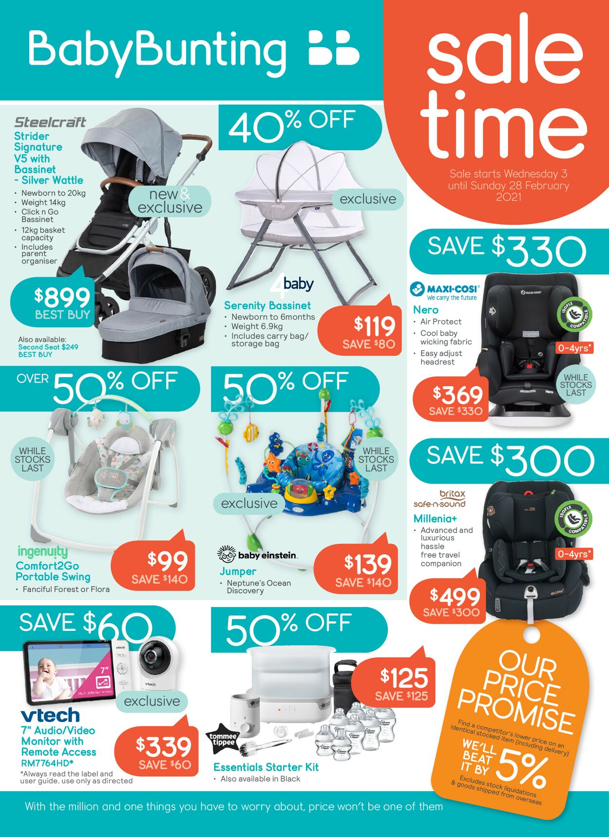Catalogue Baby Bunting - Sale Time February Au 1 Feb, 2021 - 28 Feb, 2021