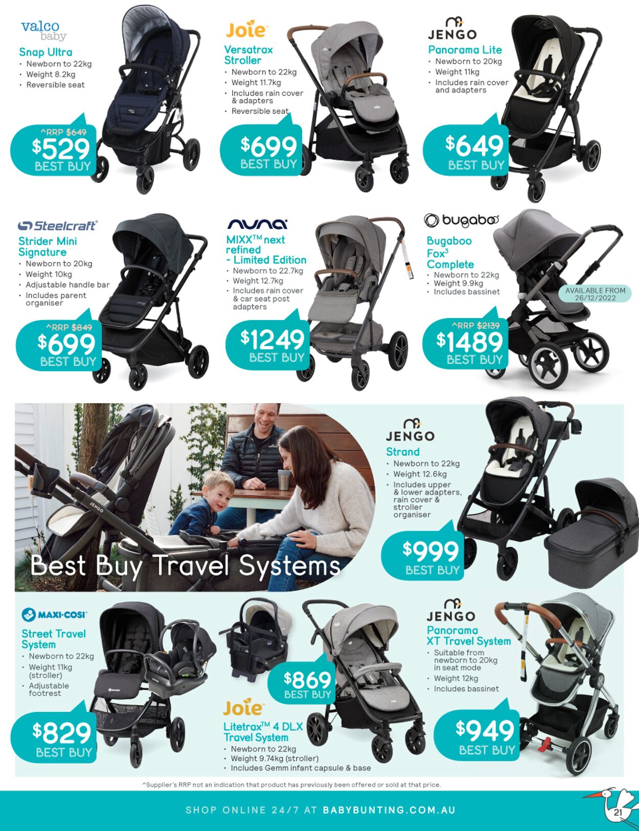 Catalogue Baby Bunting 23.12.2022 - 08.01.2023