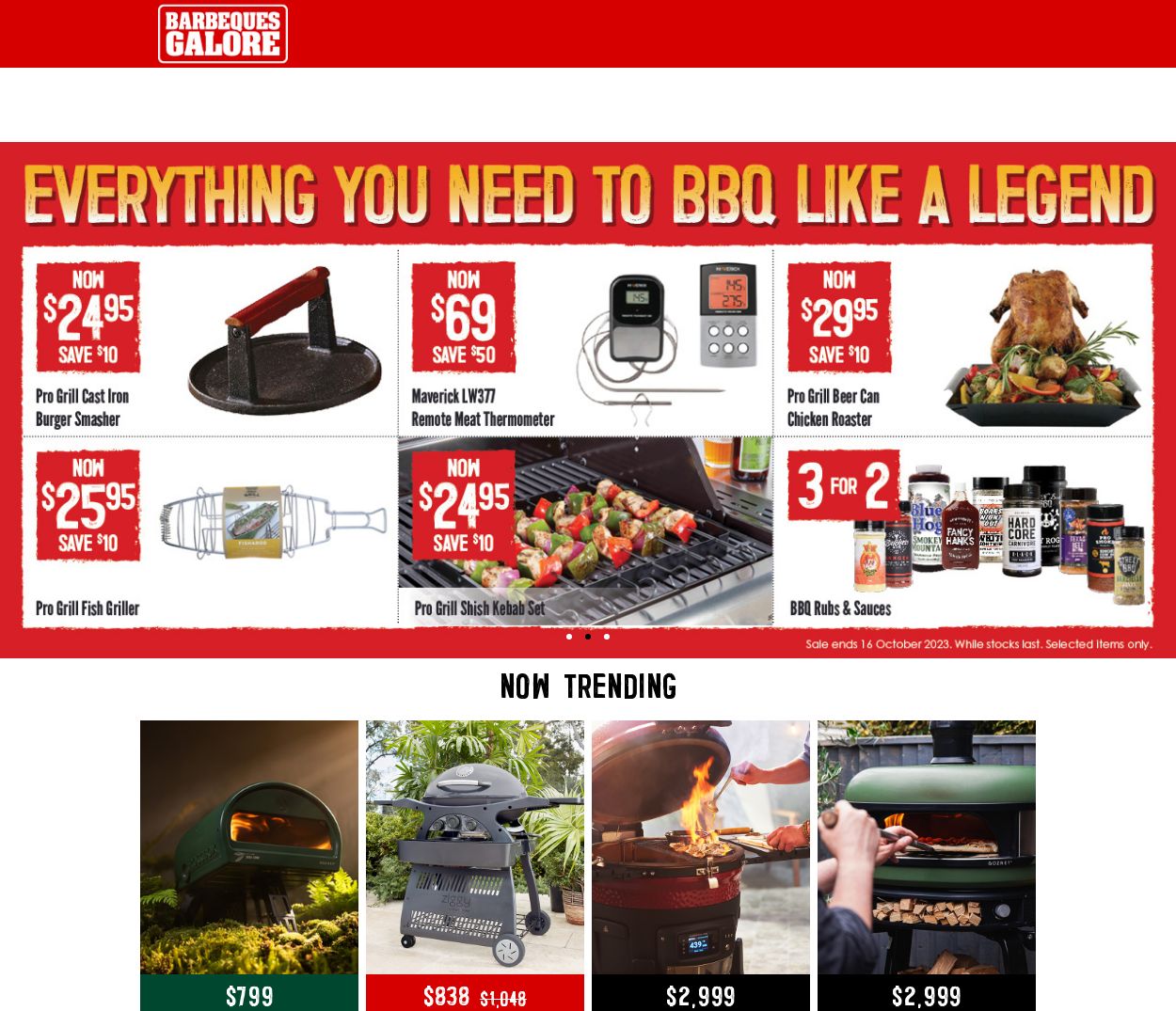 Catalogue Barbeques Galore 02.10.2023 - 11.10.2023