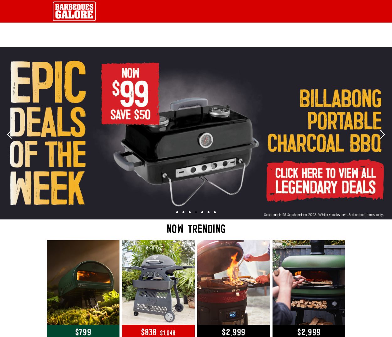 Catalogue Barbeques Galore 25.09.2023 - 04.10.2023