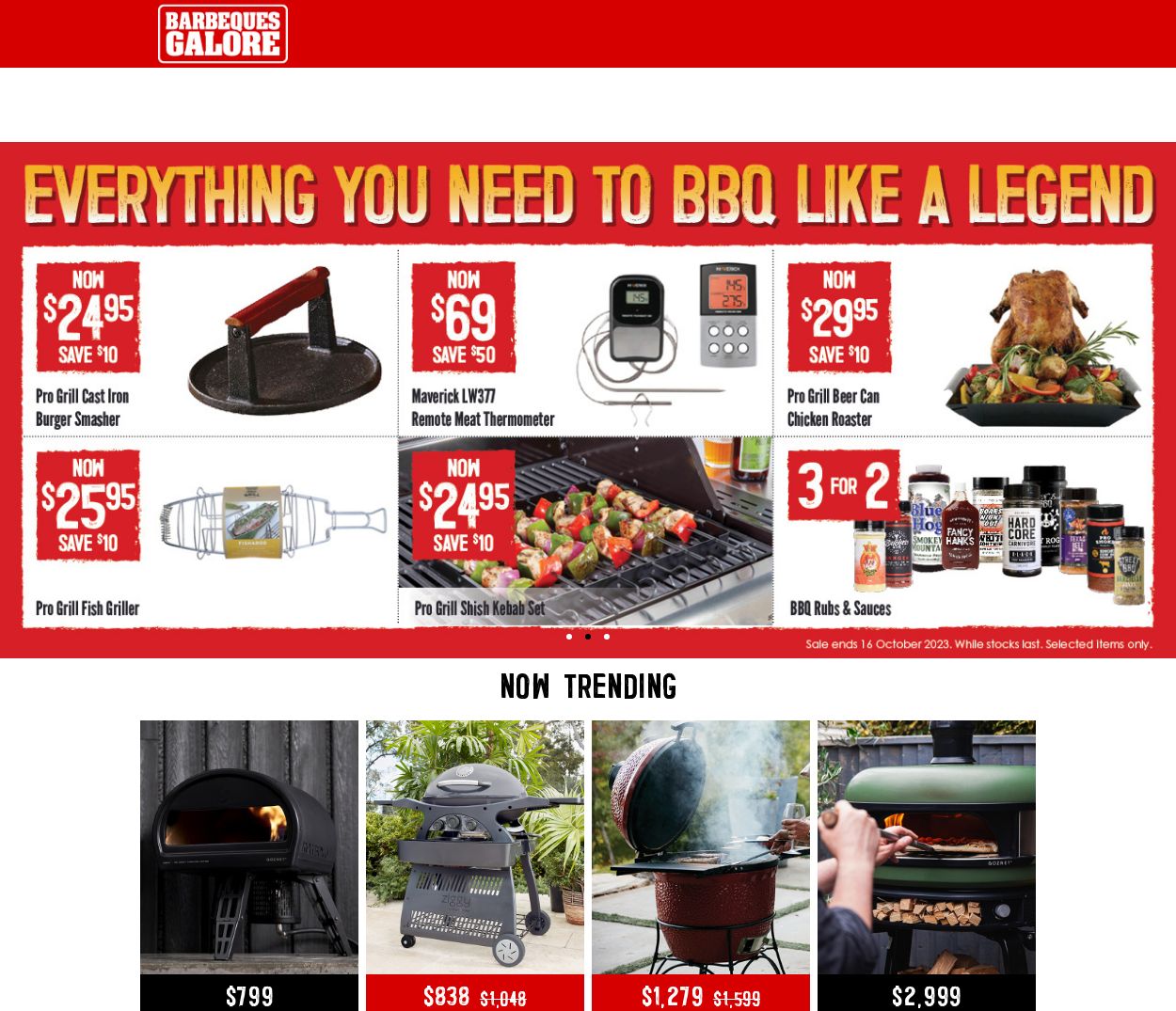Catalogue Barbeques Galore 09.10.2023 - 18.10.2023