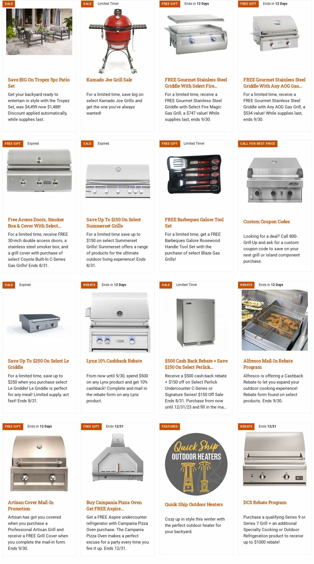 Catalogue Barbeques Galore 18.09.2023 - 27.09.2023