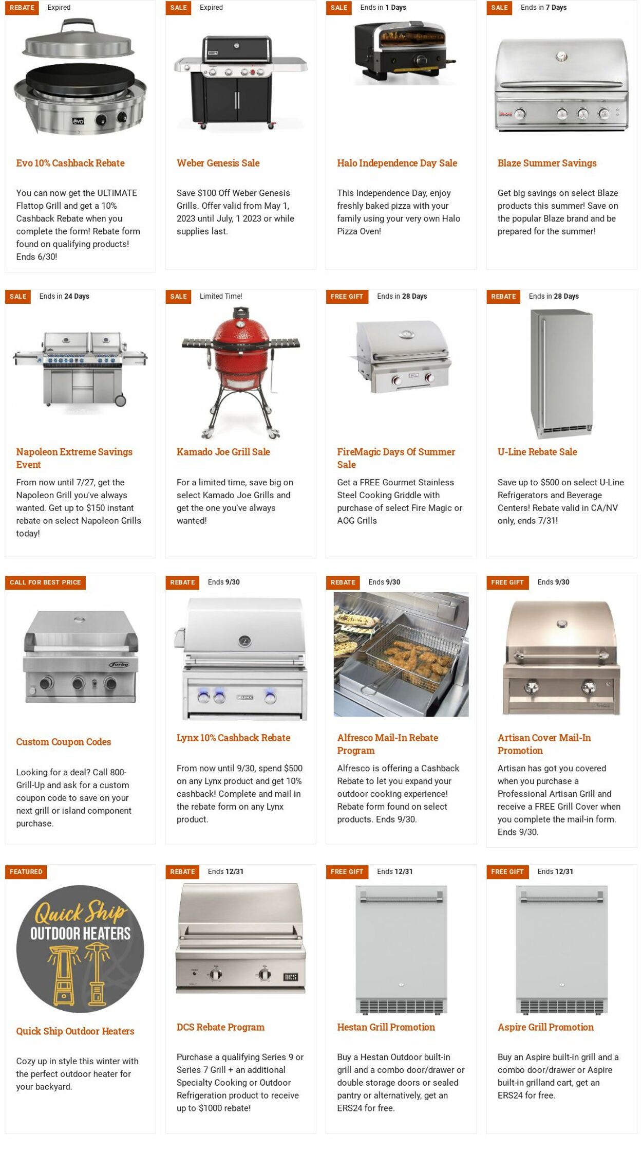 Catalogue Barbeques Galore 03.07.2023 - 12.07.2023