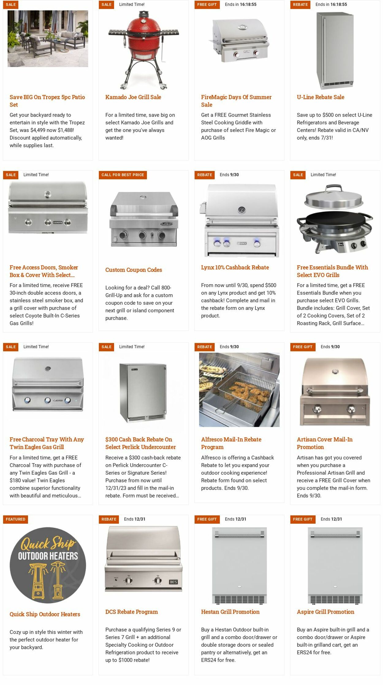 Catalogue Barbeques Galore 31.07.2023 - 09.08.2023