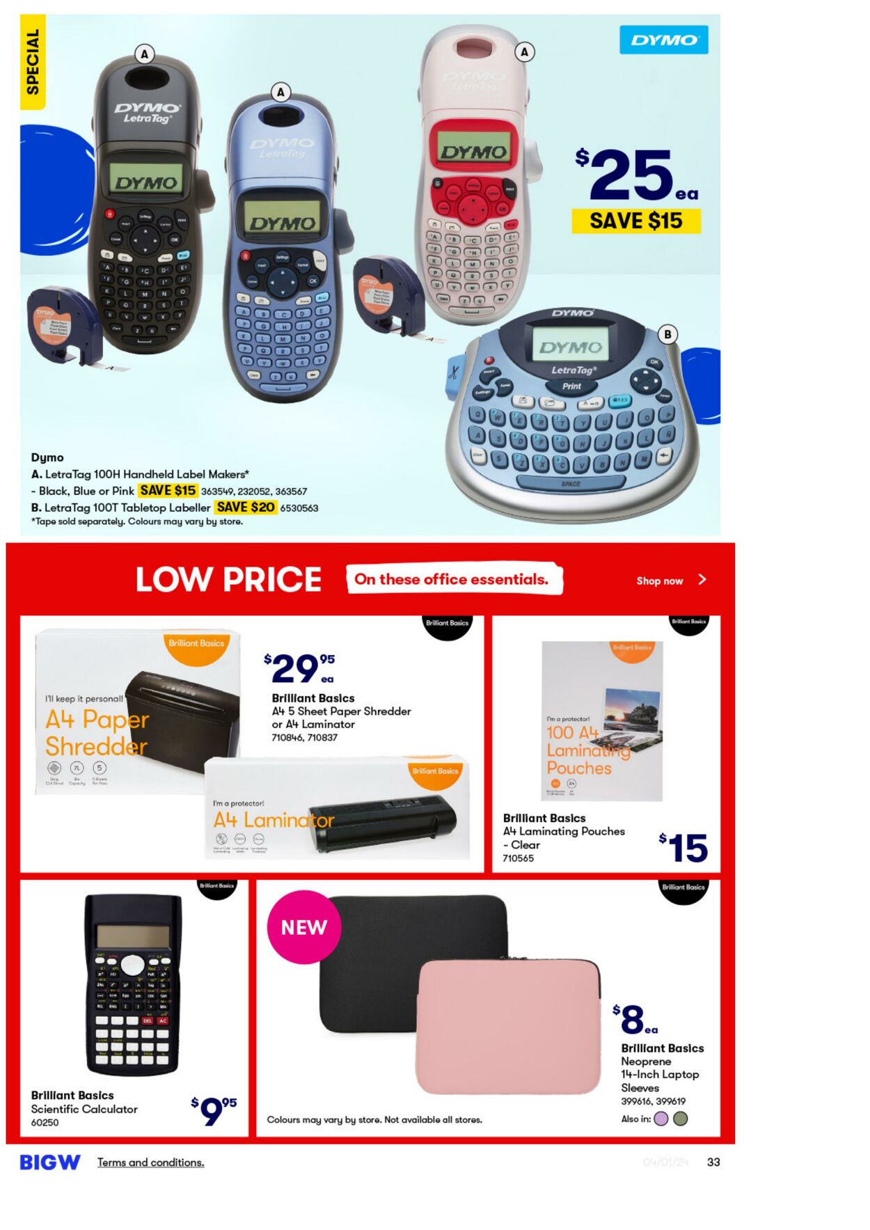 Catalogue Big W 04.01.2024 - 31.01.2024