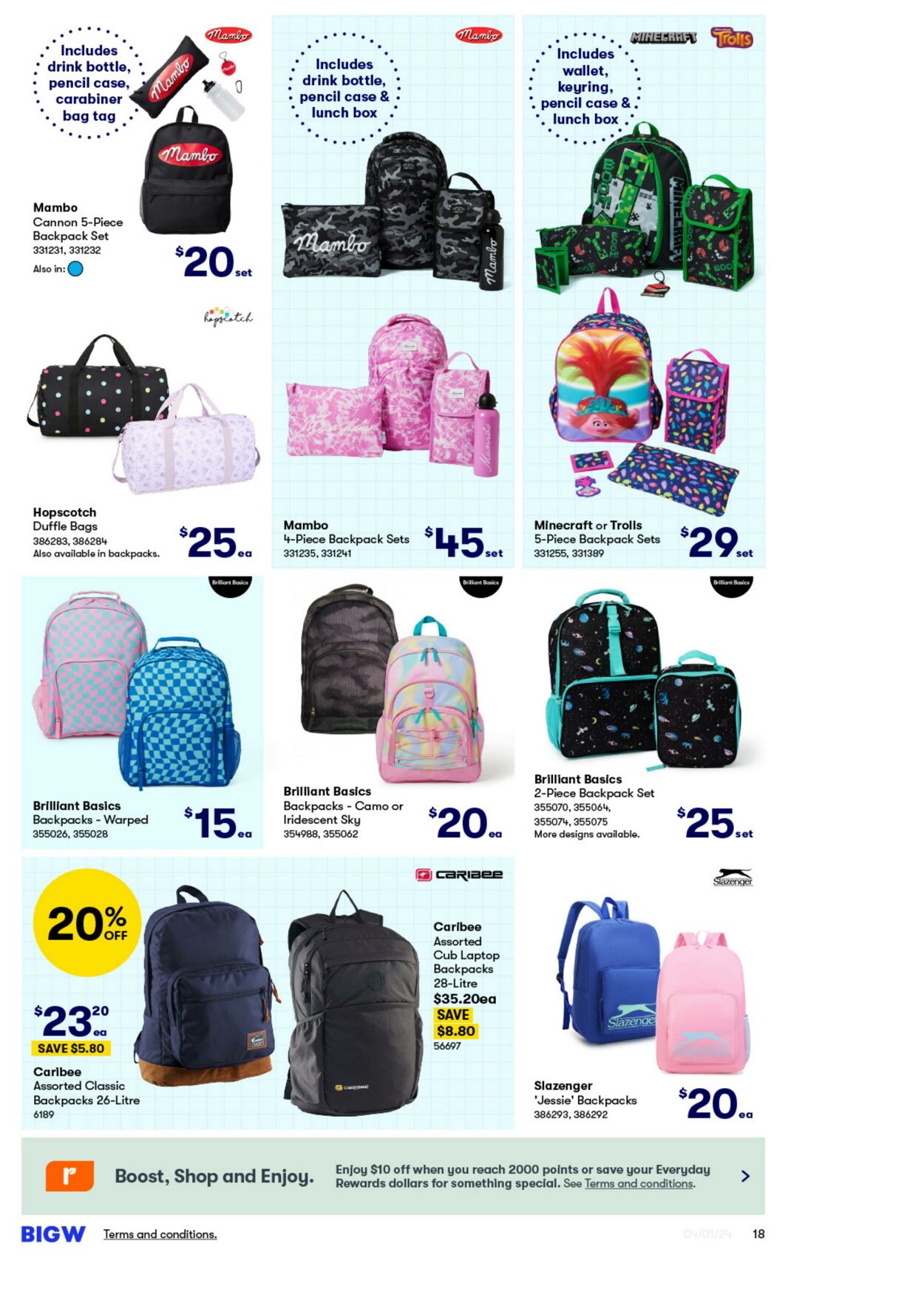 Catalogue Big W 04.01.2024 - 31.01.2024