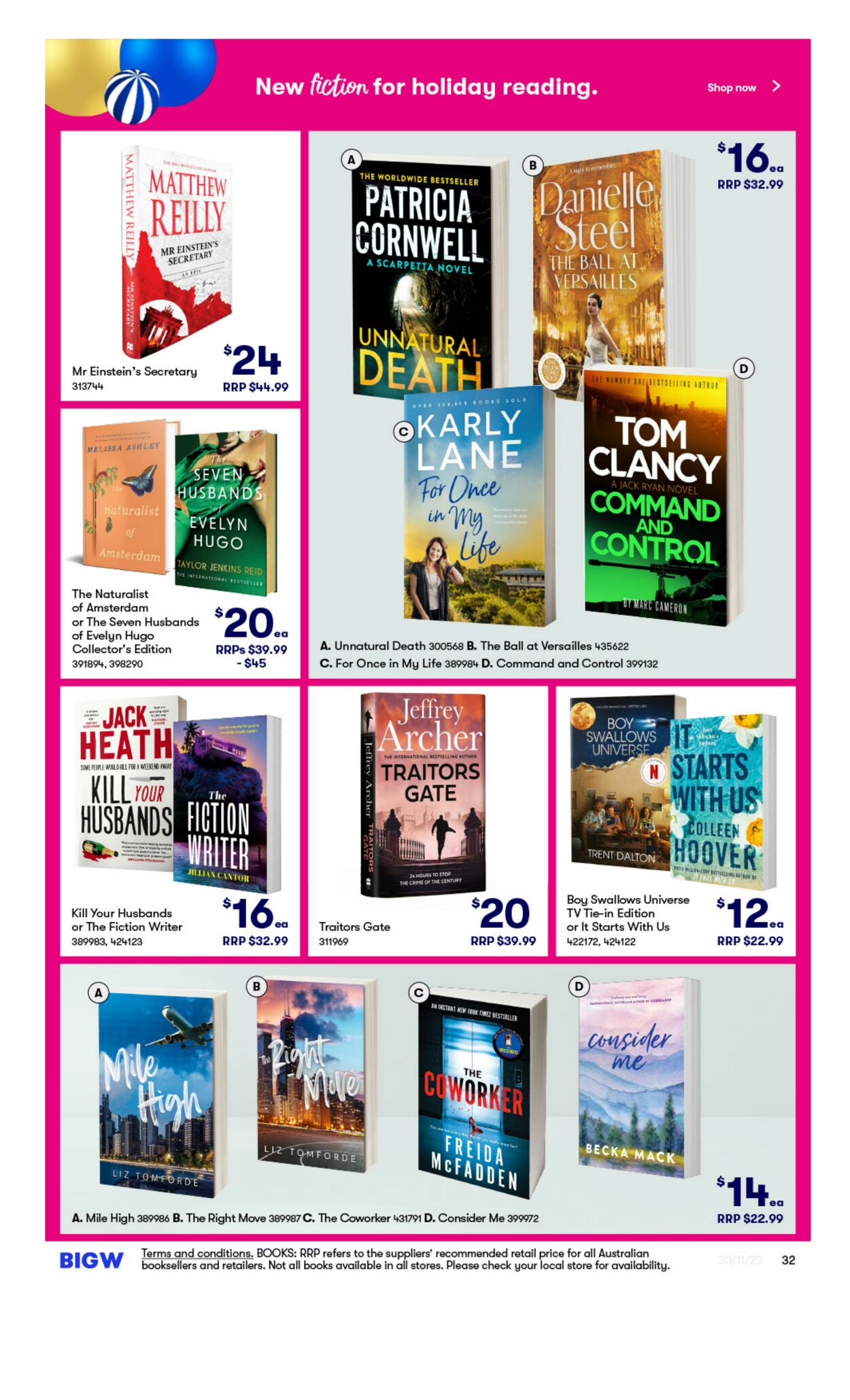 Catalogue Big W 30.11.2023 - 06.12.2023