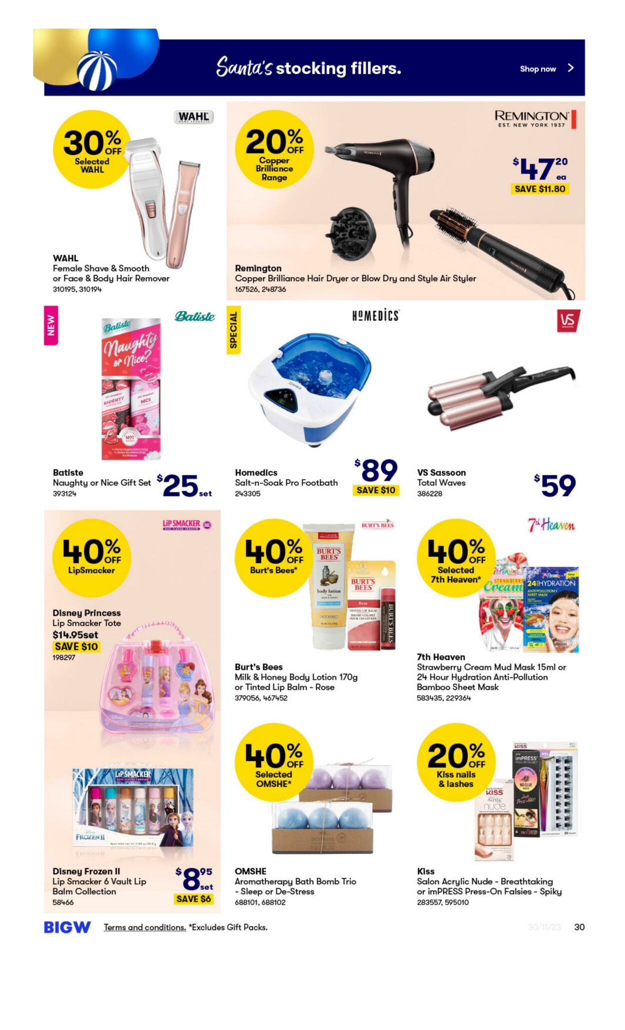 Catalogue Big W 30.11.2023 - 06.12.2023