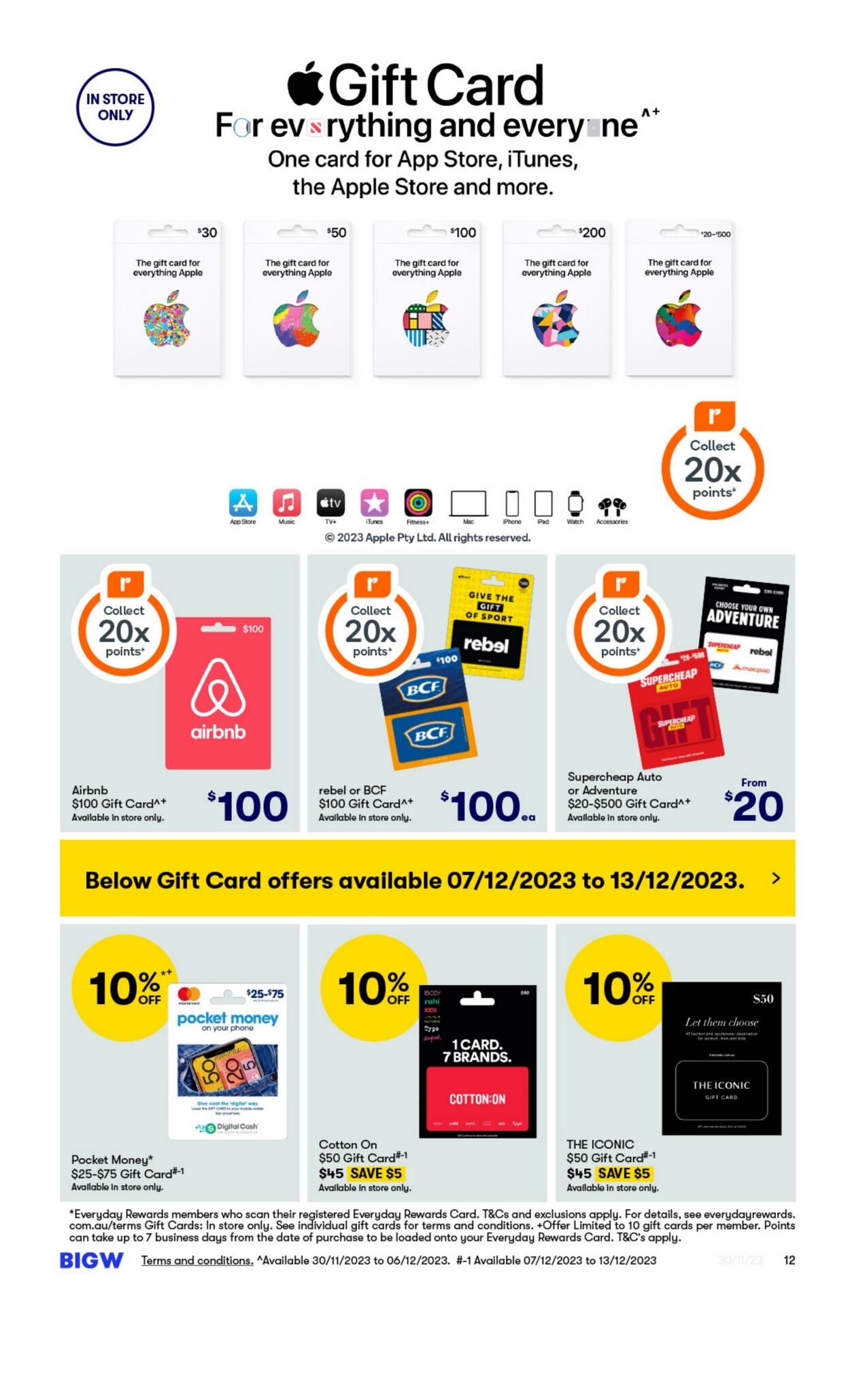 Catalogue Big W 30.11.2023 - 06.12.2023