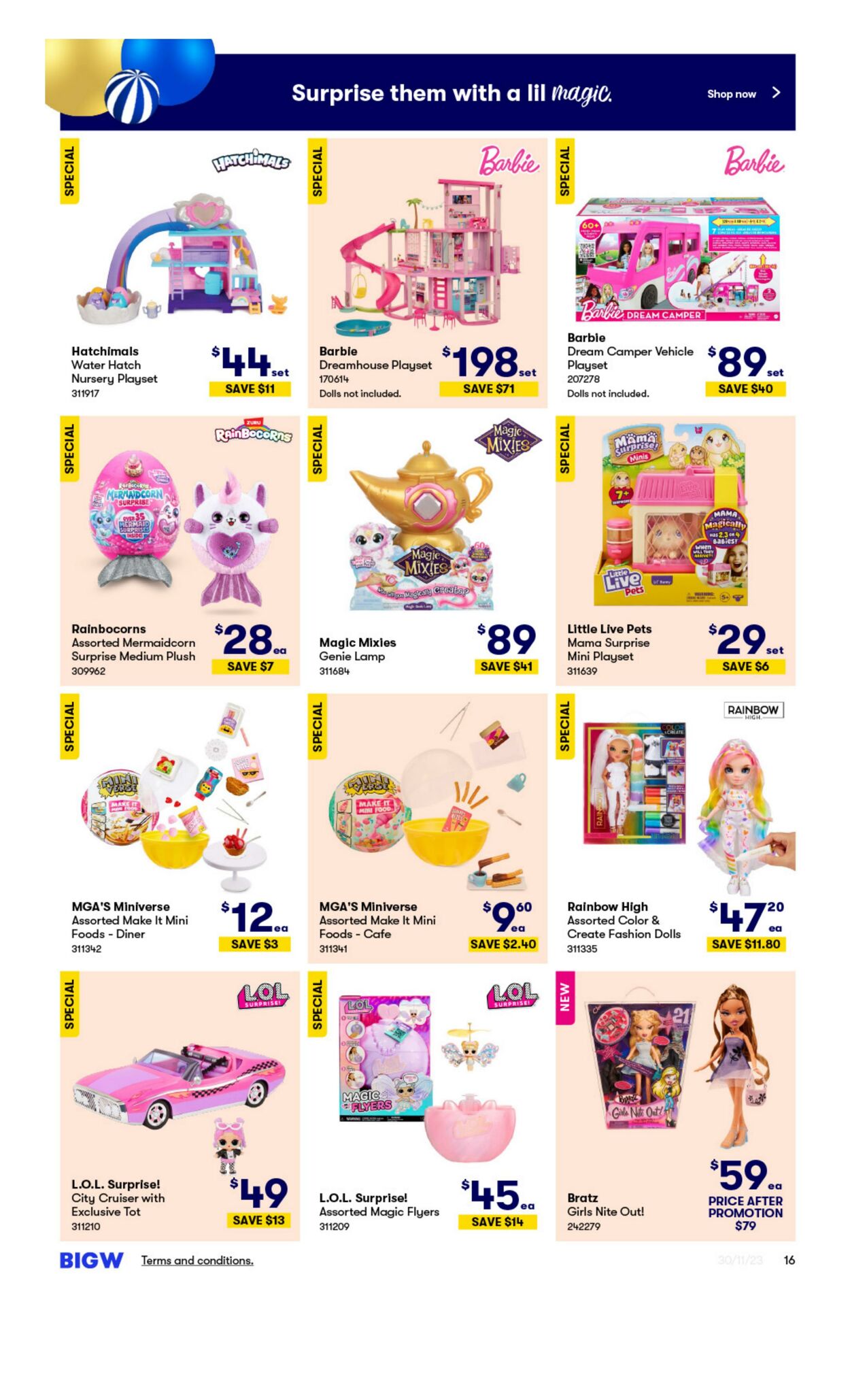 Catalogue Big W 30.11.2023 - 06.12.2023