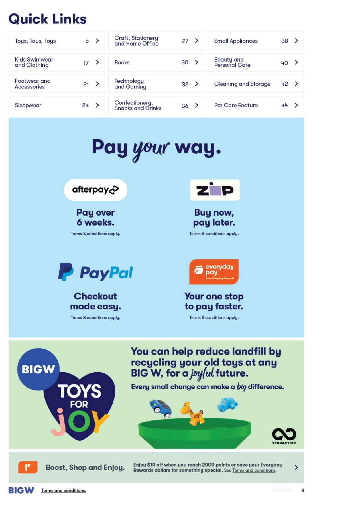 Catalogue Big W 14.09.2023 - 27.09.2023