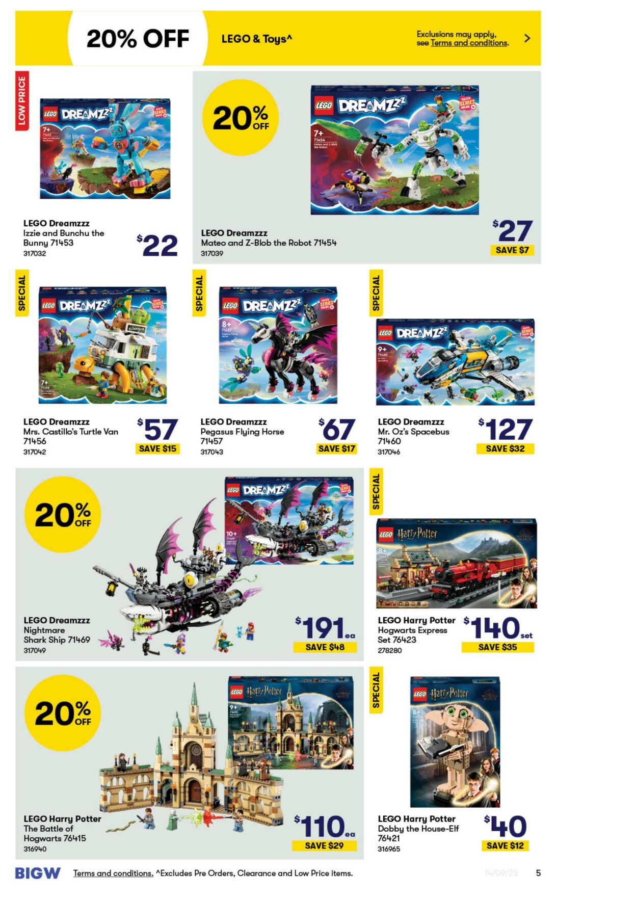 Catalogue Big W 14.09.2023 - 27.09.2023