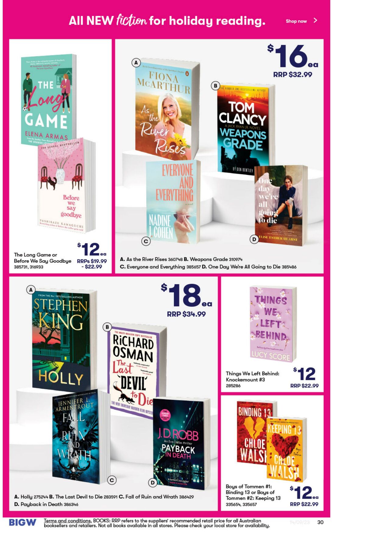 Catalogue Big W 14.09.2023 - 27.09.2023