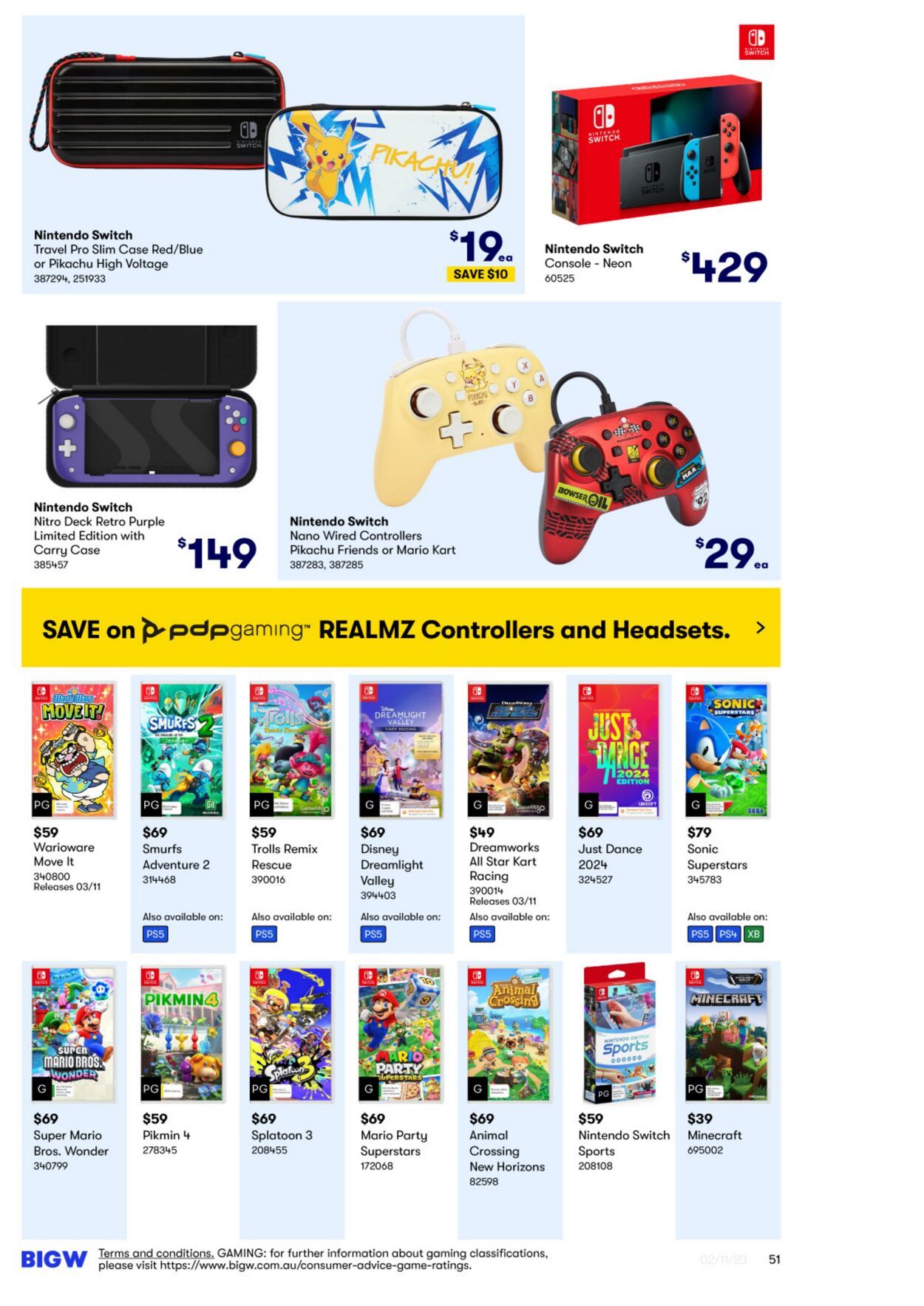 Catalogue Big W 02.11.2023 - 30.11.2023