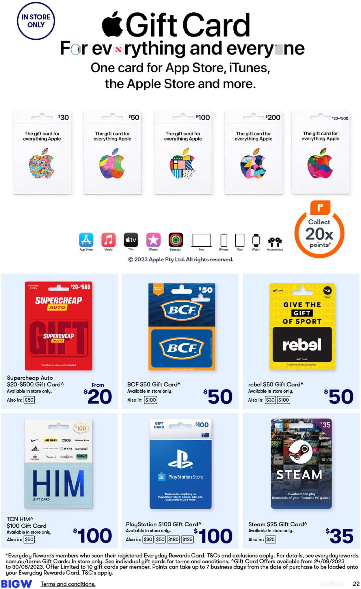 Catalogue Big W 24.08.2023 - 06.09.2023