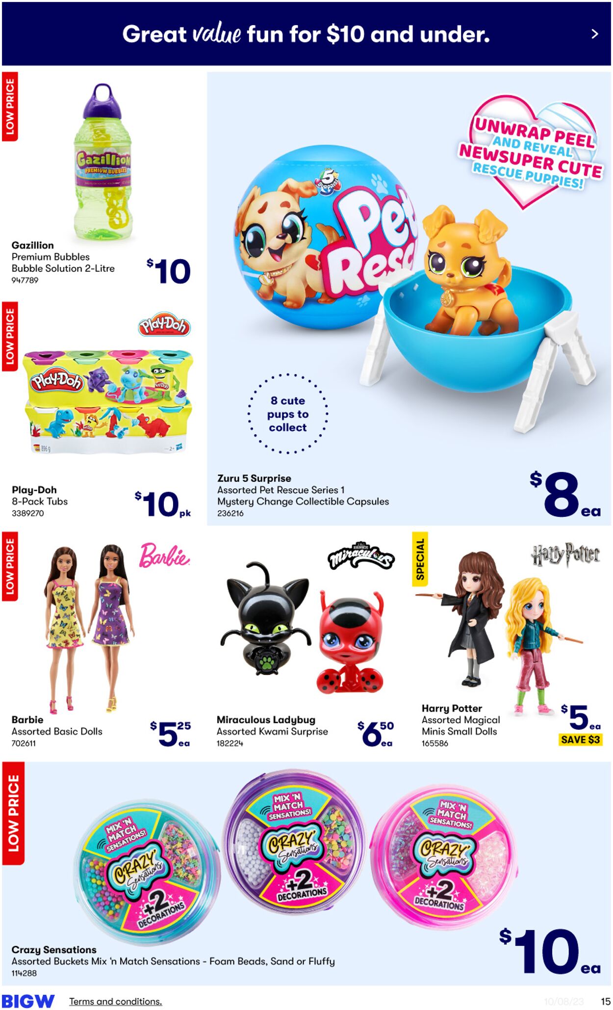 Catalogue Big W 10.08.2023 - 23.08.2023