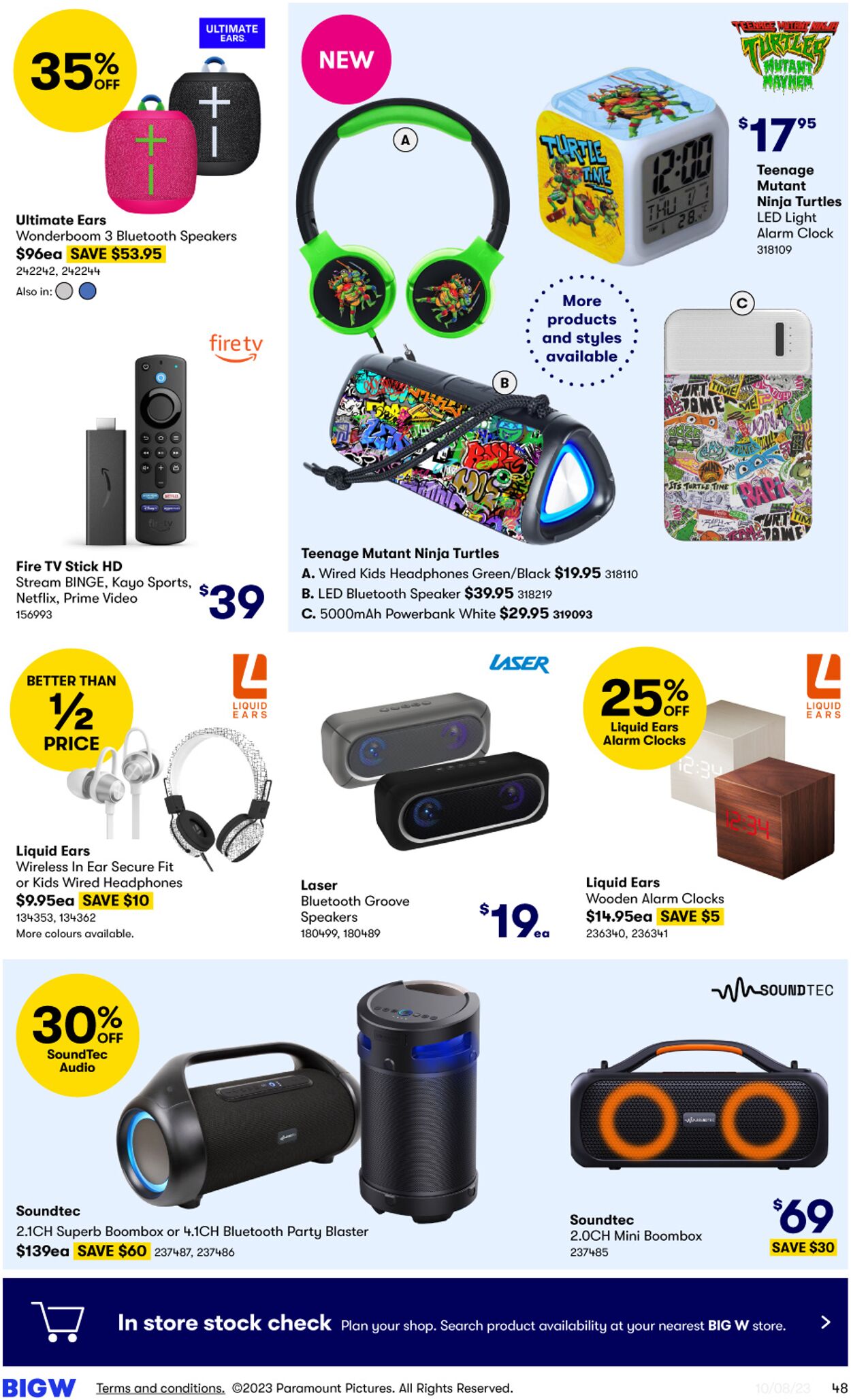 Catalogue Big W 10.08.2023 - 23.08.2023