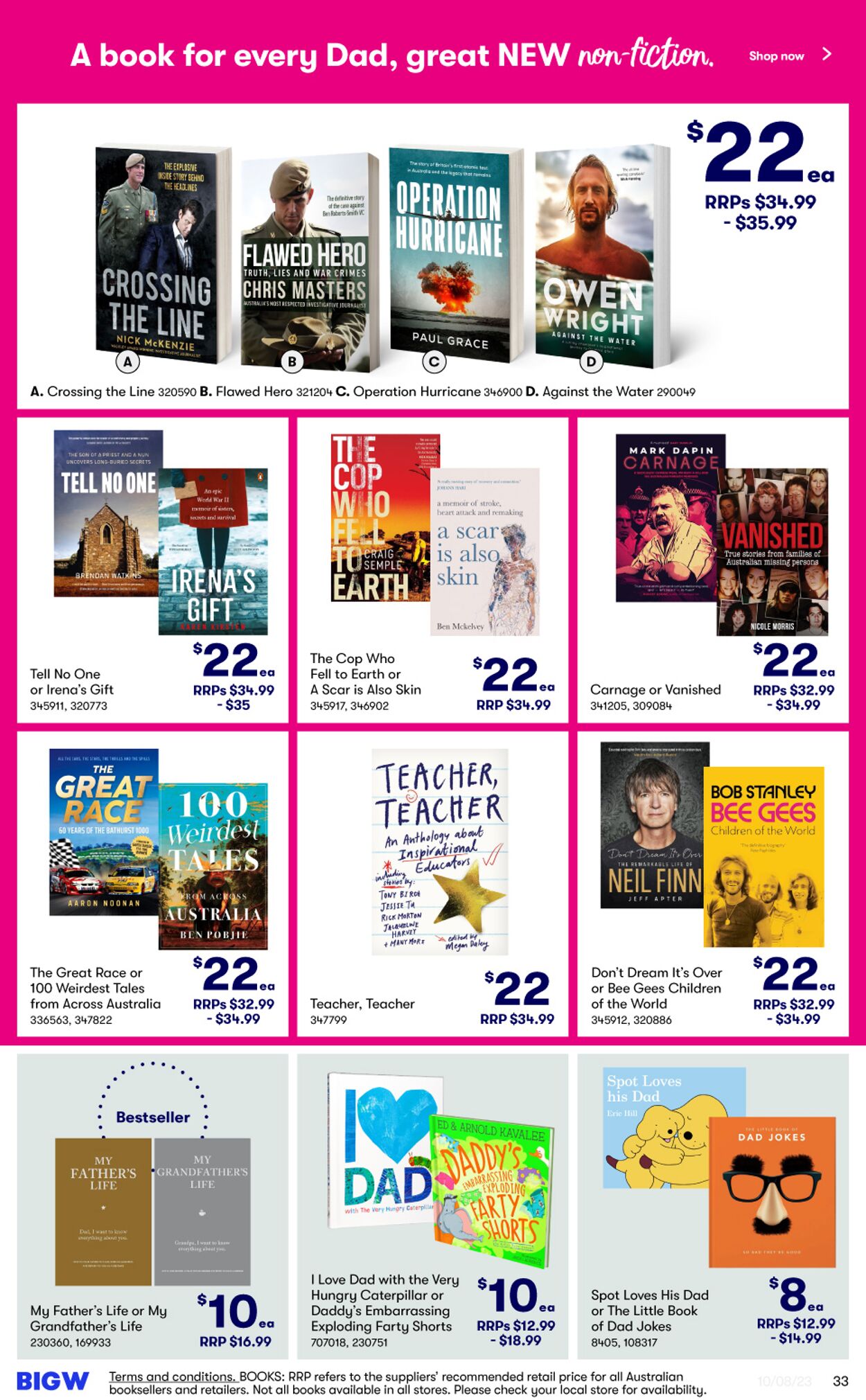 Catalogue Big W 10.08.2023 - 23.08.2023