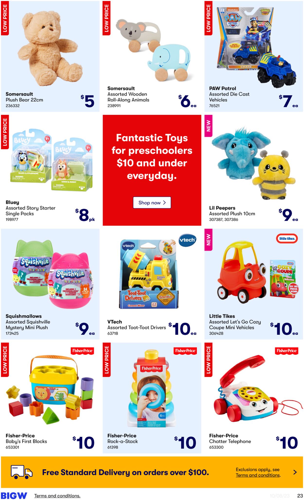 Catalogue Big W 10.08.2023 - 23.08.2023