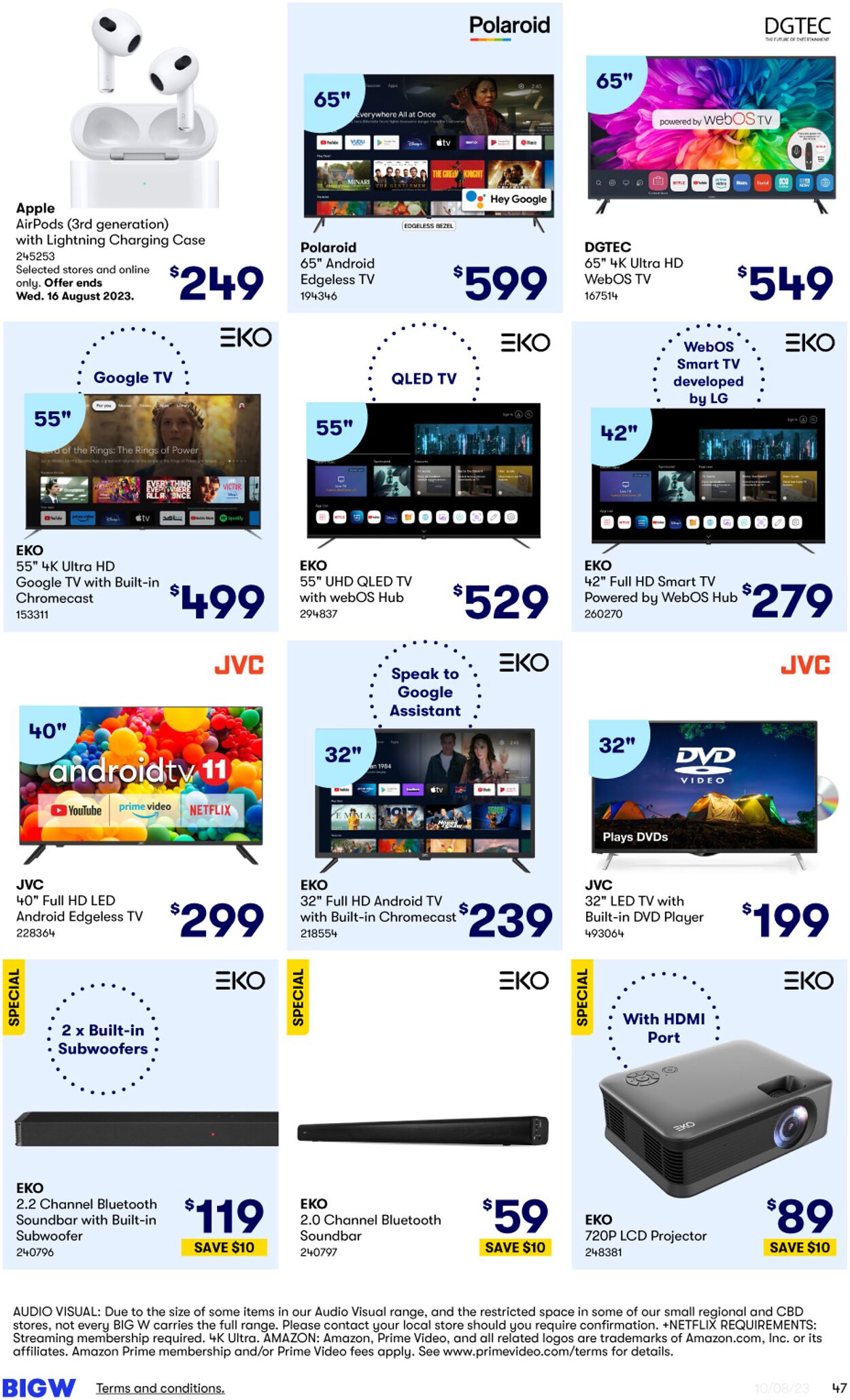 Catalogue Big W 10.08.2023 - 23.08.2023
