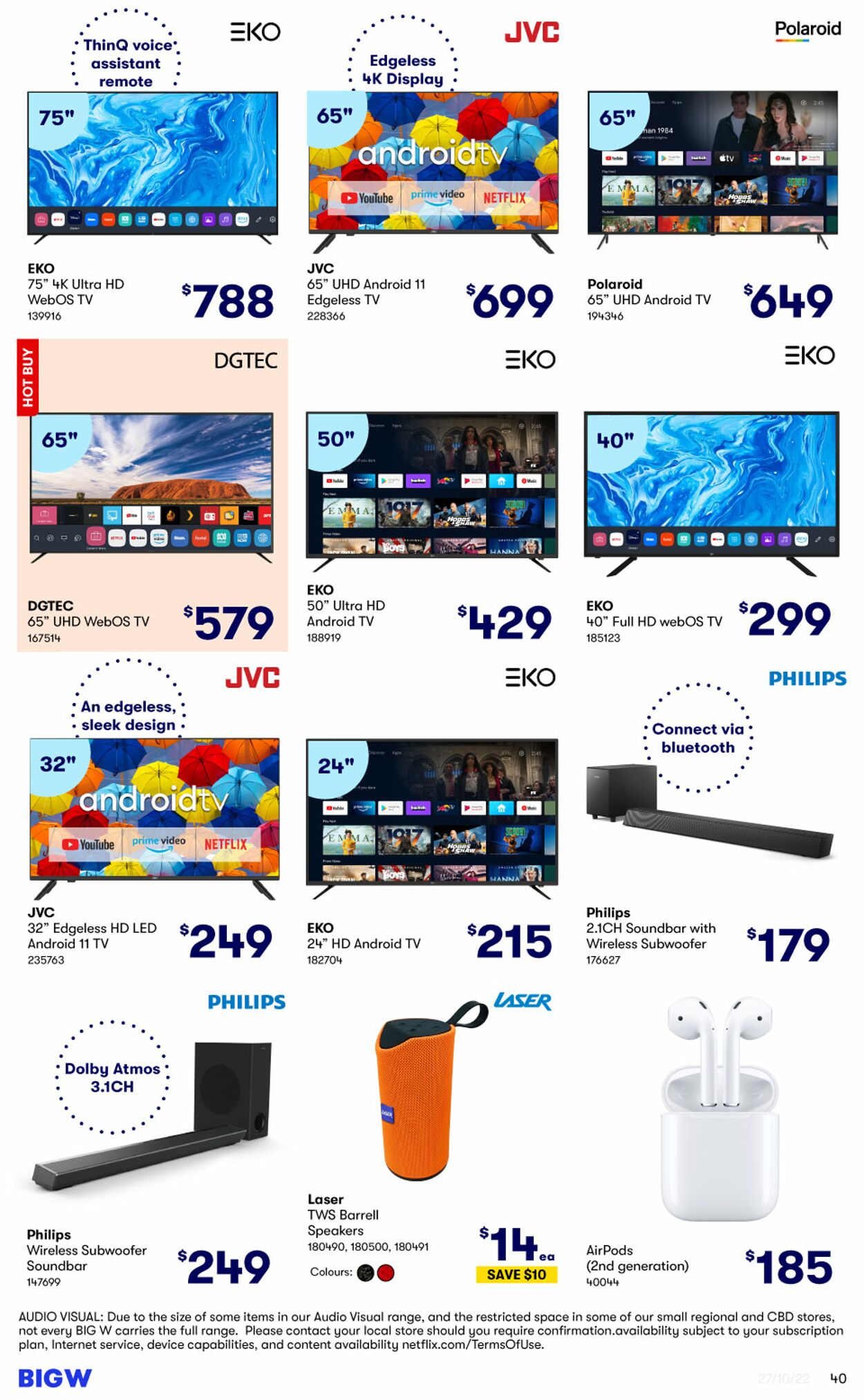 Catalogue Big W 27.10.2022 - 09.11.2022