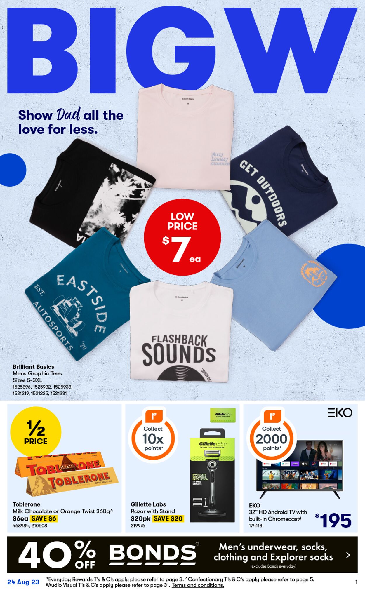 Catalogue Big W 24.08.2023 - 06.09.2023