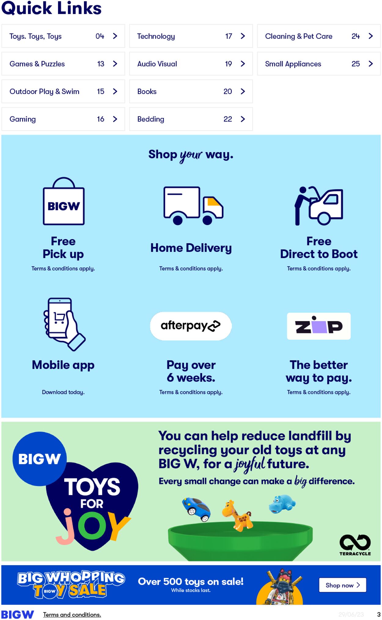 Catalogue Big W 29.06.2023 - 12.07.2023