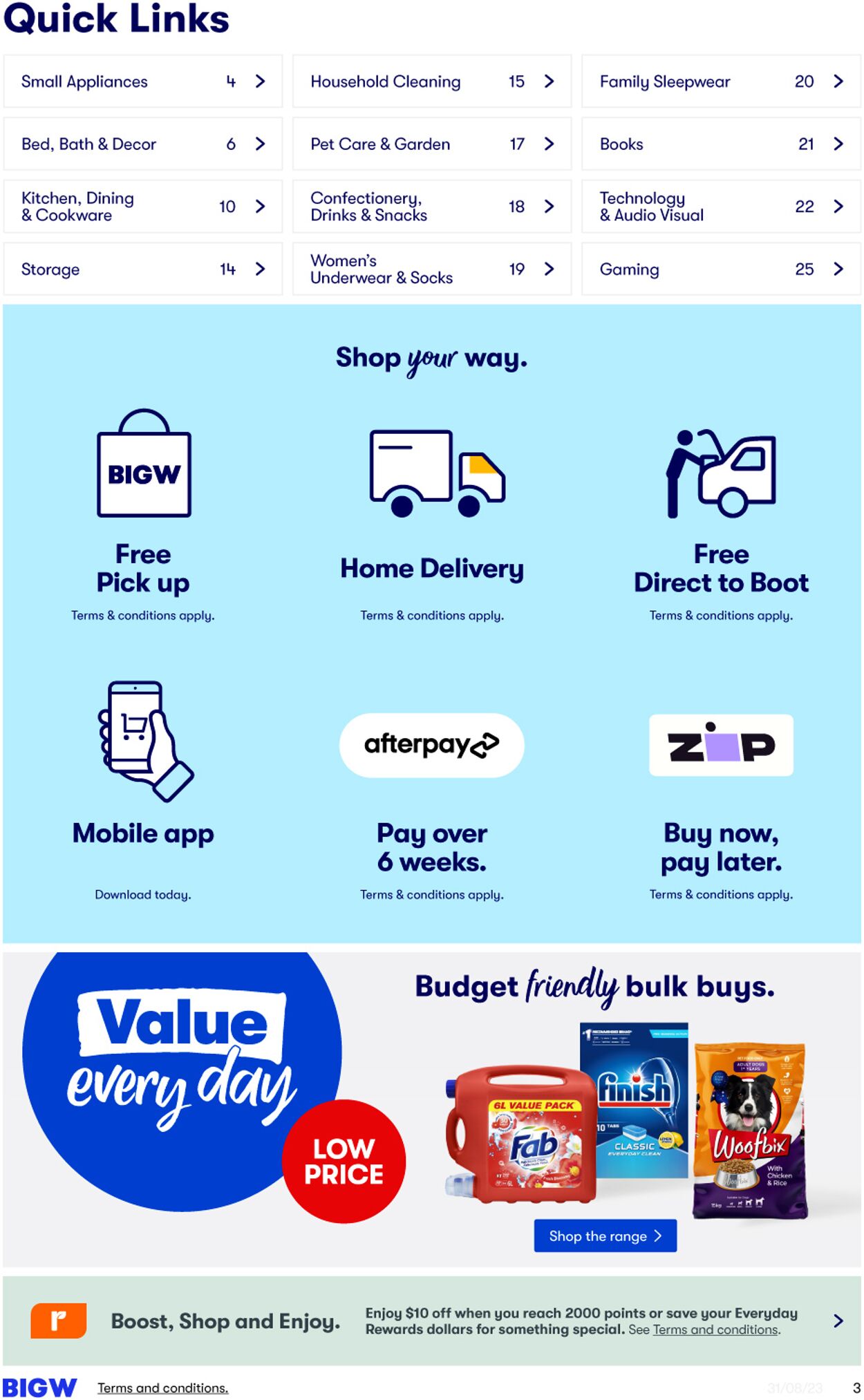 Catalogue Big W 31.08.2023 - 13.09.2023