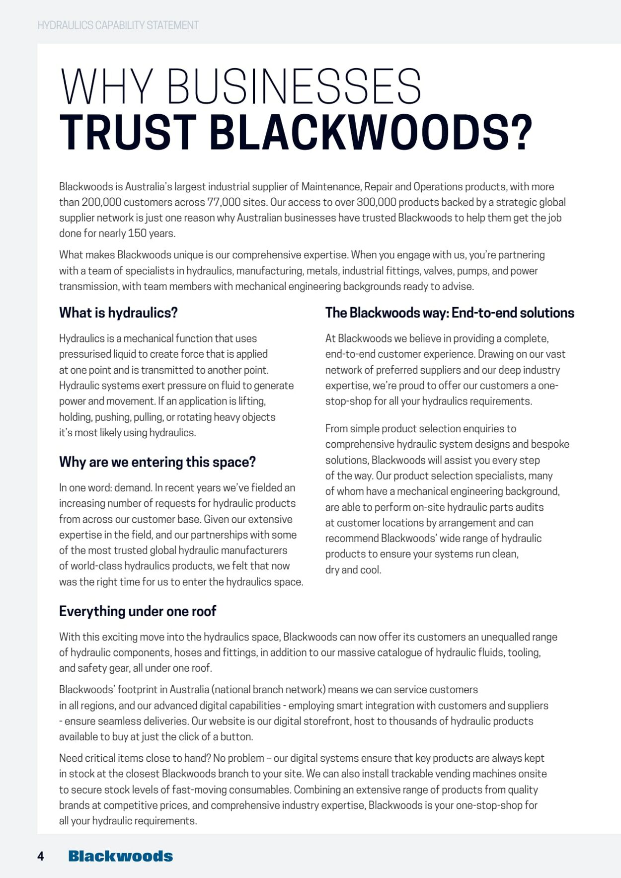 Catalogue Blackwoods 14.07.2023 - 14.08.2024