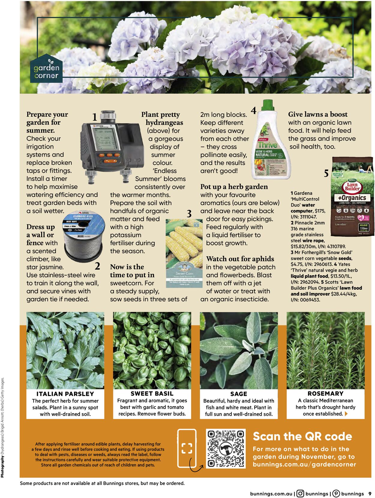 Catalogue Bunnings Warehouse 01.11.2021 - 30.11.2021