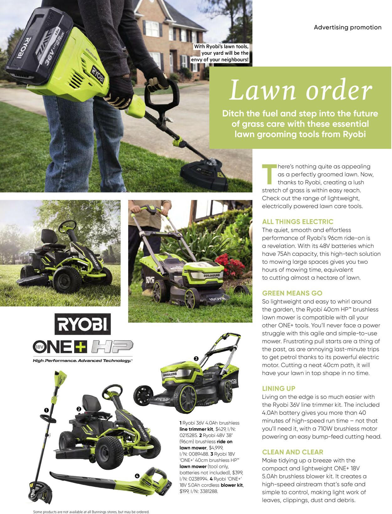 Catalogue Bunnings Warehouse 01.11.2021 - 30.11.2021