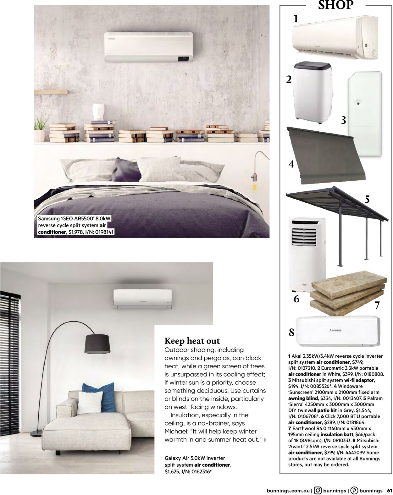 Catalogue Bunnings Warehouse 01.11.2021 - 30.11.2021