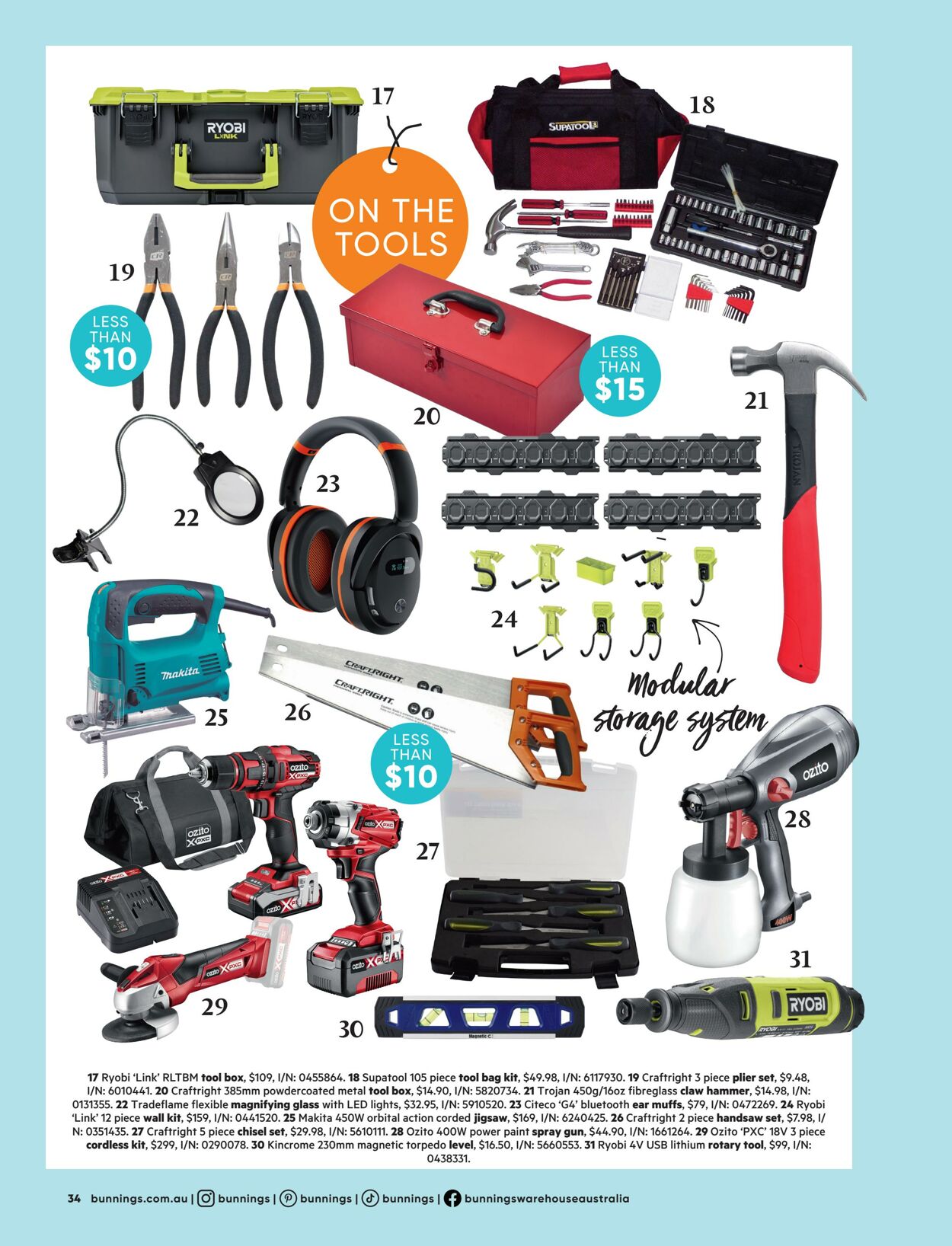 Catalogue Bunnings Warehouse 19.07.2023 - 10.11.2024